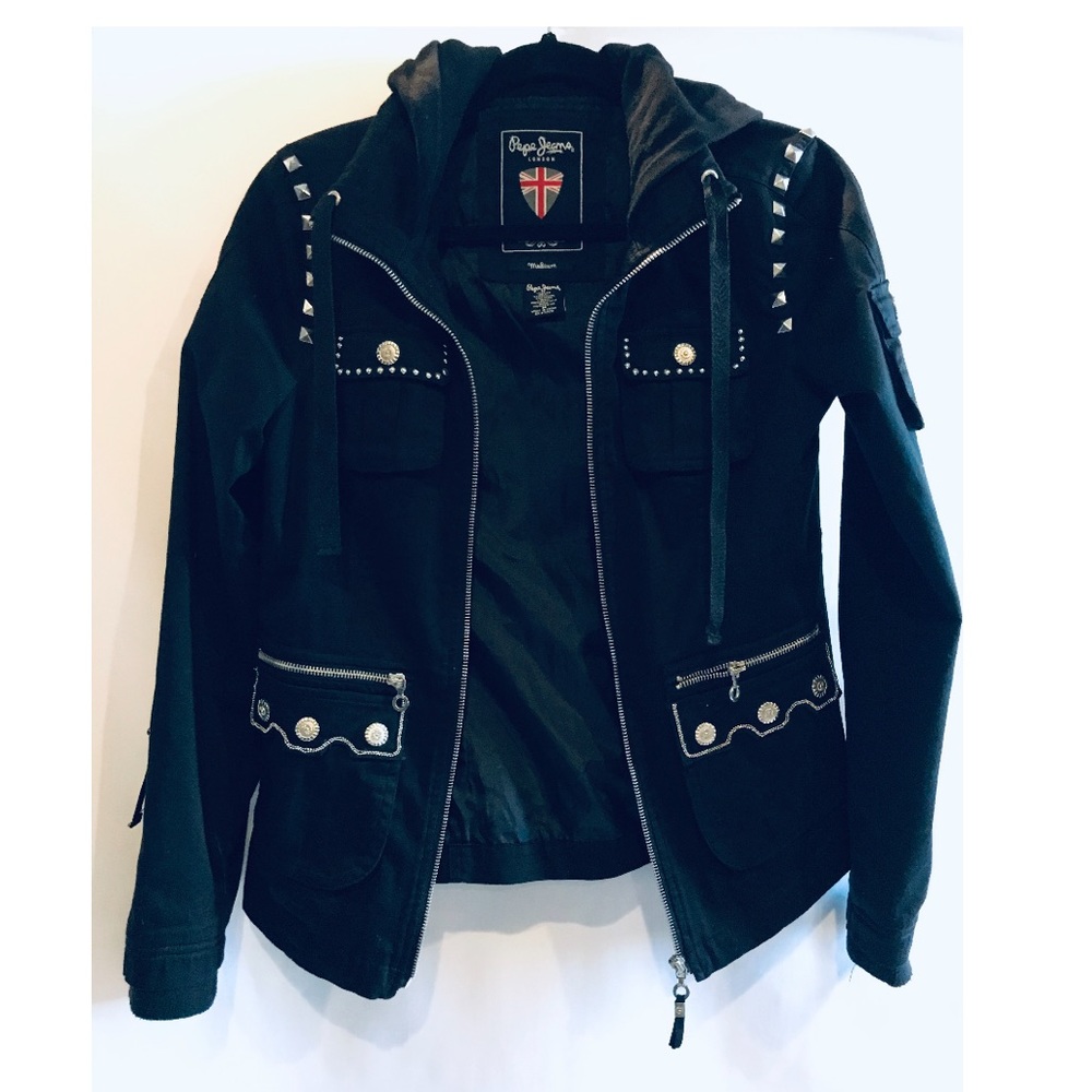Black hoodie jacket